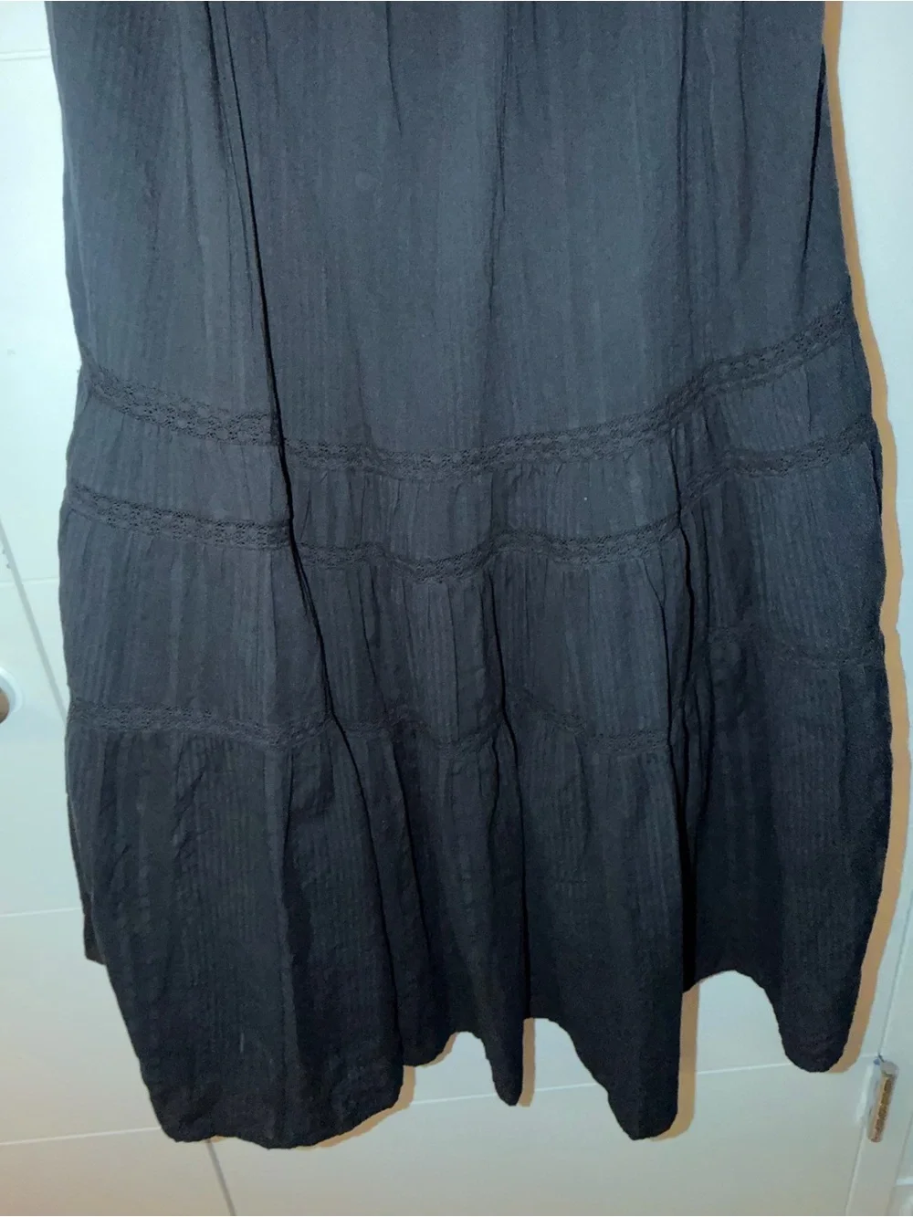 Abercrombie & Fitch Black Maxi Sundress